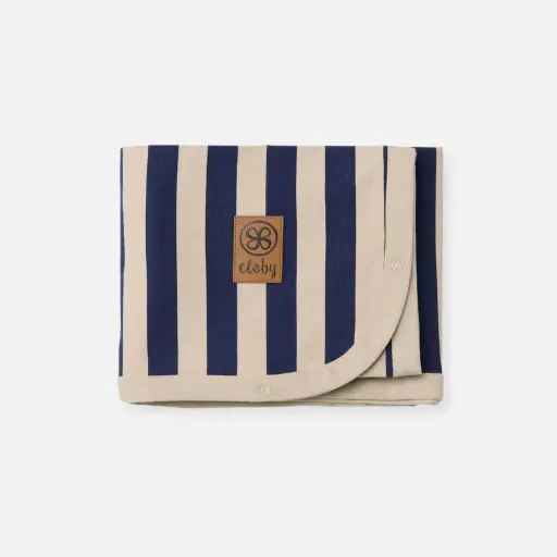 Cloby - Couverture anti-uv - Navy/Sandy Stripe [CBY-UVB-NAVS]
