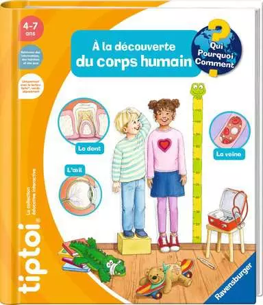 Ravensburger - tiptoi® - A la découverte du corps humain     4-7ans [130990161]
