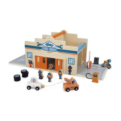 Janod - Garage en bois Ville - Cross Roads [J05918]