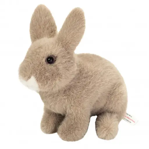 Hermann Teddy - Lapin assis gris - 20 cm [937371]