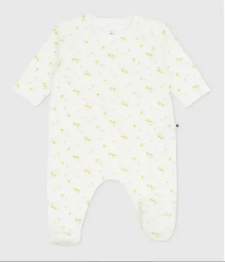 Petit bateau - Pyjama dors bien en coton - Motif fleuri