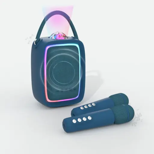 Mob - Singy Party - Enceinte karaoké - Bleu foncé