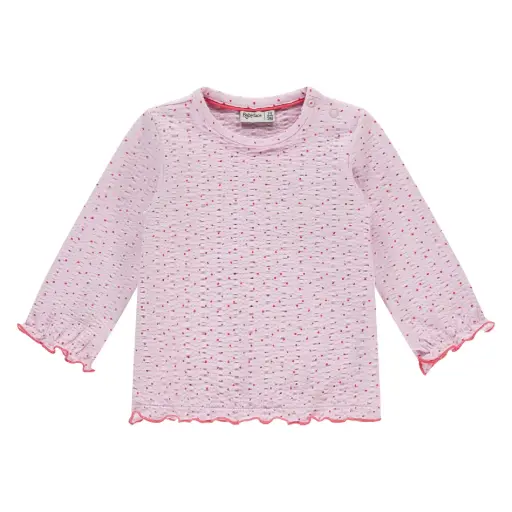 Babyface - Blouse manches longues - Petits pois rose