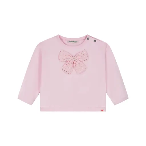 Babyface - Sweatshirt Fille - Noeud rose