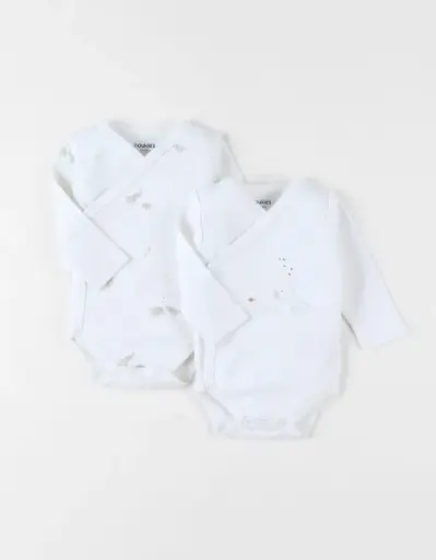Noukie's - Lot de 2 bodys croisés en jersey bio (3 mois) [T2450181]