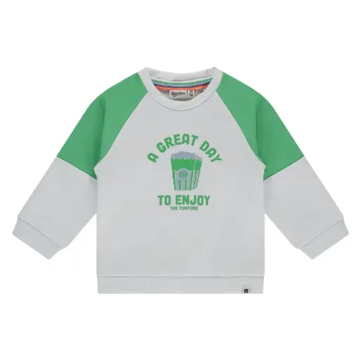 Babyface - Sweatshirt Garçon - Rollercoaster - Blanc/Vert