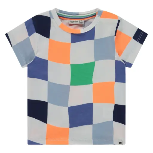 Babyface - T-shirt garçon manches courtes - Damier