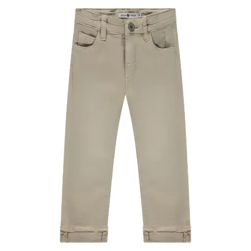 Stains & Stories - Pantalon garçon - Stone
