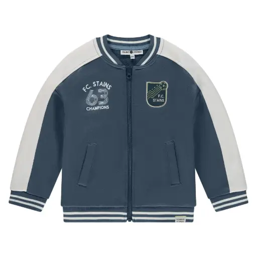 Stains & Stories - Sweat garçon Cardigan - Water
