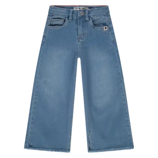 Stains & Stories - Pantalon jeans fille large - Medium Blue