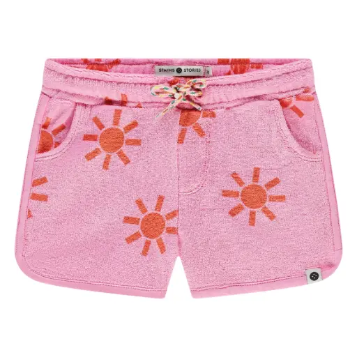 Stains & Stories - Short fille - Neon Pink