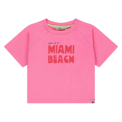 Stains & Stories - T-shirt fille - Neon Pink