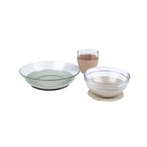 Béaba - Coffret repas verre - Natural set [913645]