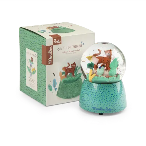 Moulin Roty - Boule à neige musicale - La forêt Mawa [688176]