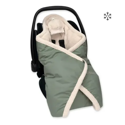 Bemini - Nid d'ange Biside 0-12m Pady Rainy + Teddy - Green [492RAINY78HU]
