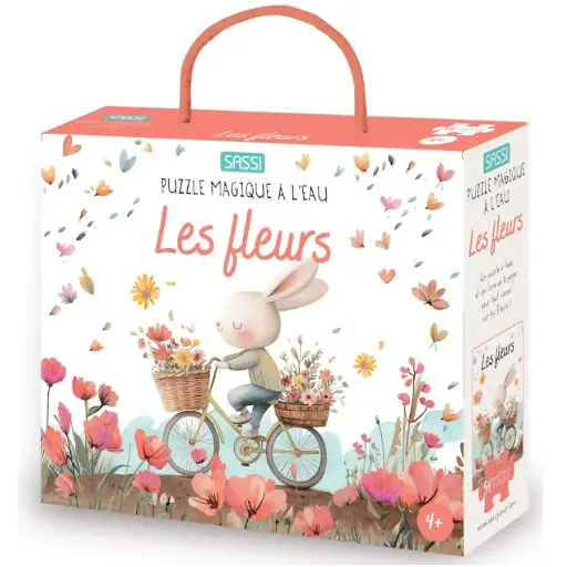 Sassi -  Puzzle magique à l'eau - Les fleurs [314900]