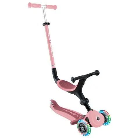 GLOBBER - Trottinette évolutive Go Up Active Lights - Pastel Pink  [744-210]