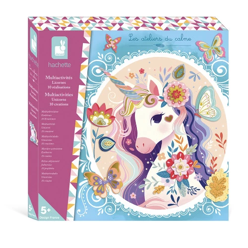 Janod - Multiactivités licorne - 10 réalilsations