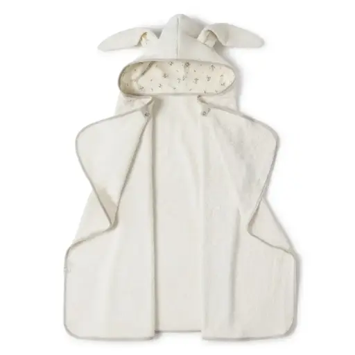 Babyshower - Cape de bain lapin large - Roseberry [LBCAROB]