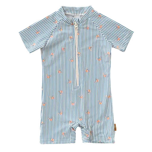 Fresk - Maillot de bain Garçon - Combinaison anti-UV - Lignes & Crabes