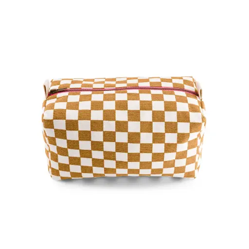 Rose In April - Trousse de toilette Vic - Damier Caramel [ART000001158]