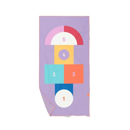 Quut - Serviette de plage PlayTowel - 70x140cm - Hopscotch [174066]