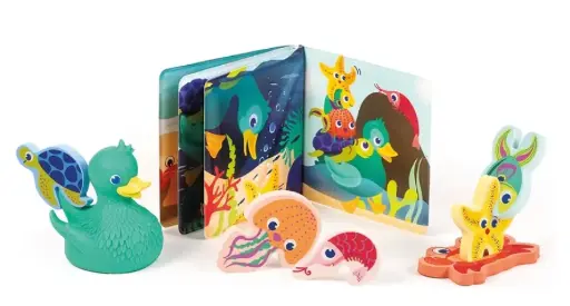 LUDI - Coffret bain 3 en 1 - Duck and friends [LU40095]