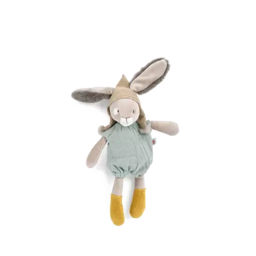 Moulin Roty - Doudou petit lapin sauge [678021]