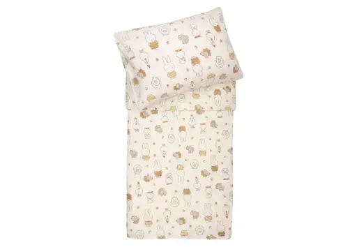 Jollein - Housse de couette et taie - 60x40/100x140 - Family farm