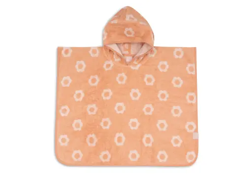Jollein - Poncho de bain éponge réversible - Flower  