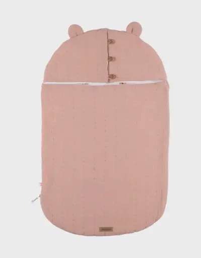 Noukie's - Nid d'ange en coton bio - Rose  [BB2640.07]