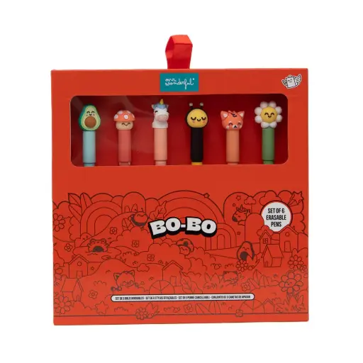 Mr. Wonderful - Stylo effaçable - Lot de 6 stylos effaçables