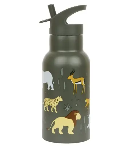 A Little Lovely Company - Gourde en inox 350ml - Savane