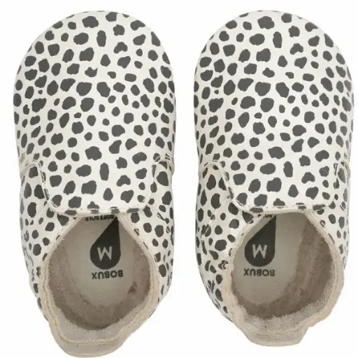Bobux - semelle souple dalmatien - couleur Vanille - Taille L - 15- 21mois [04111-46L]