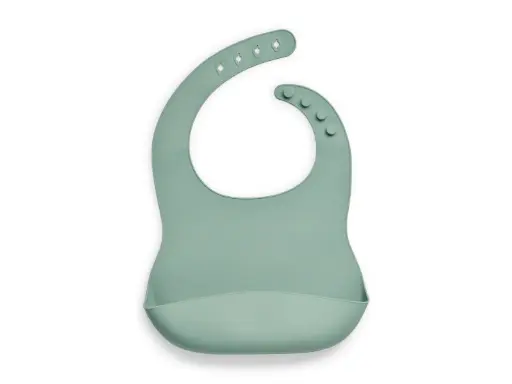 Jollein - Bavoir silicone - Ash Green