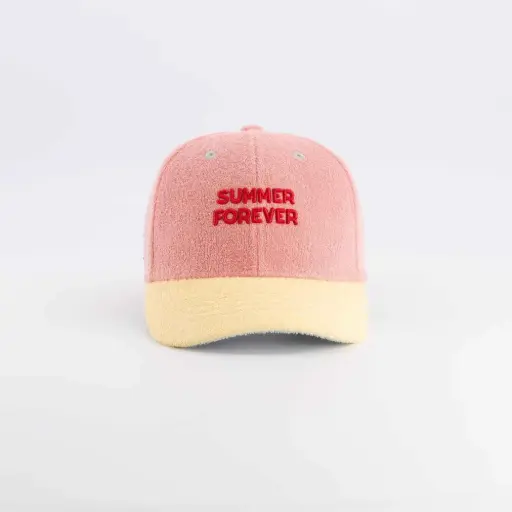 Chamaye - Casquette enfant éponge - Summer forever rose