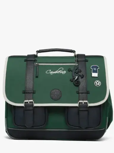 Caméléon - Cartable 3 compartiments - Vintage urban - Soccer player
