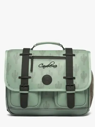Caméléon - Cartable - Vintage north - Green cactus