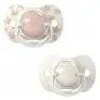 Suavinex - Lot de 2 sucettes SX Pro 6-18m Dreams Rose et Blanc