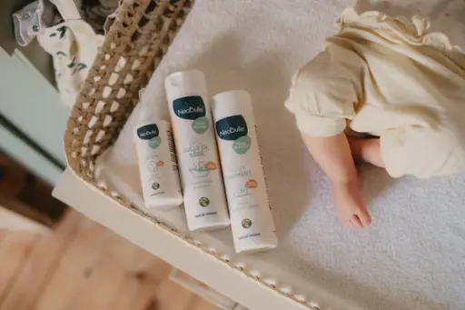Neobulle & O'Flor / Pack de Soin Bébé - Spray d'ambiance - Détente et dodo + Crème apaise peau + Déo couche + Gel caresse d'aloe + Gel bulle de bébé + Gel Immortelle-Camomille+ Hydrolat de Géranium 
