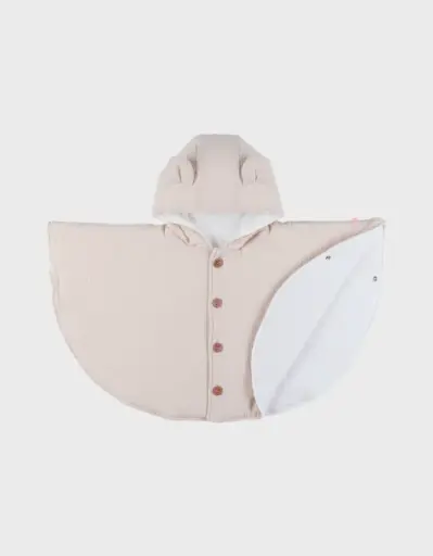 Noukie's - Poncho bébé - mousseline - coton bio - 6-18m [BB2642.361 / T1]