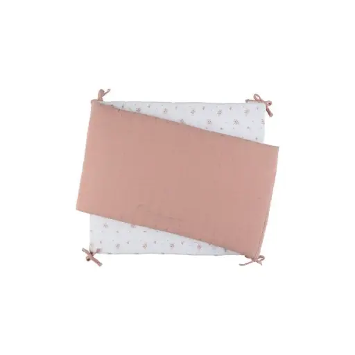 Noukie's - Tour de lit - mousseline - coton bio - Fleurs d'Antan [BB2640.03]