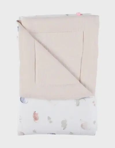 Noukie's - Couverture bébé - 75x 100cm - mousseline - coton bio - Dino [BB2641.42]