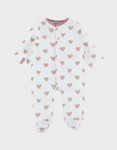 Noukie's - Pyjama bébé - Coton Pointelle - 00m - Mon Coeur [T600202]
