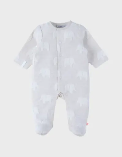 Noukie's - Pyjama bébé - Eléphant gris 