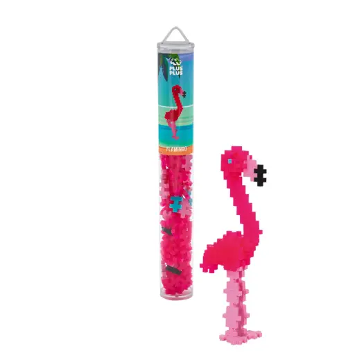 PLUS-PLUS - Tube Flamand Rose- 100 pcs [PP4242]