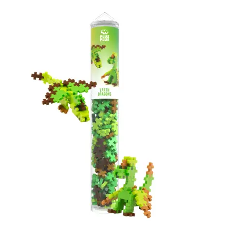 PLUS-PLUS - Tube Dragon de Terre - 100 pcs [PP4376]
