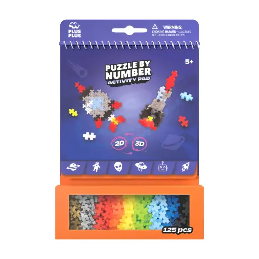 PLUS-PLUS - Bloc d’activité - Espace - 125 Pcs [PP3989]