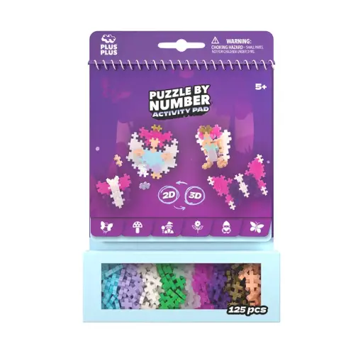 PLUS-PLUS - Bloc d’activité - Forêt enchantée - 125 Pcs [PP4348]