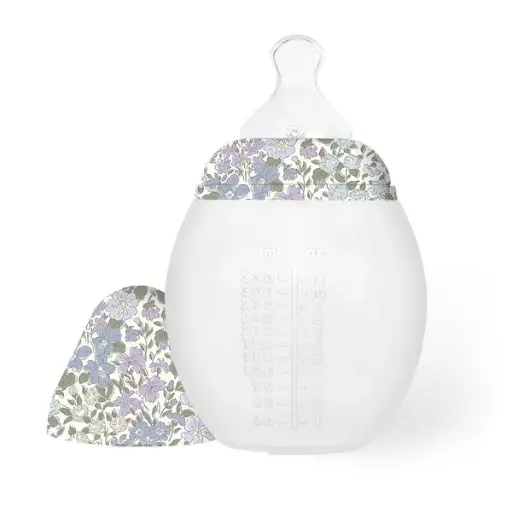 Élhée - Biberon anti-colique 330 ml - Liberty Joanna Louise Lavander - 3m+ 
